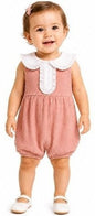 Girls Sleeveless Infant Bubble Romper
