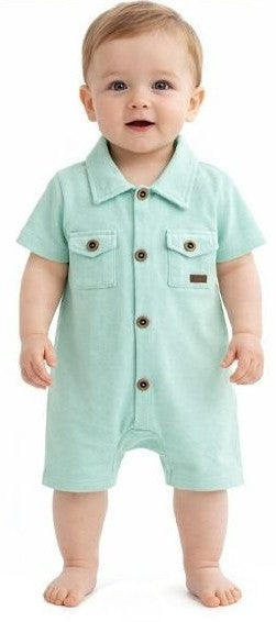 Infant Short Sleeve Romper Jumpsuit