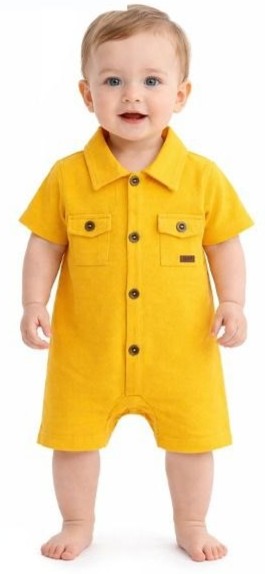 Infant Short Sleeve Romper Jumpsuit