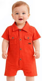 Infant Short Sleeve Romper Jumpsuit
