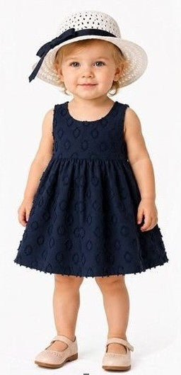 Toddler Girl Summer Dress and Hat Set