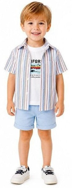 Toddler Boy Three Piece Summer Outfit Set