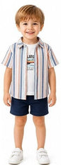 Toddler Boy Three Piece Summer Outfit Set