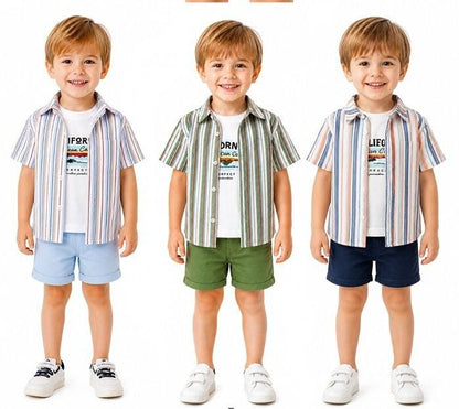 Toddler Boy Summer Outfit Set