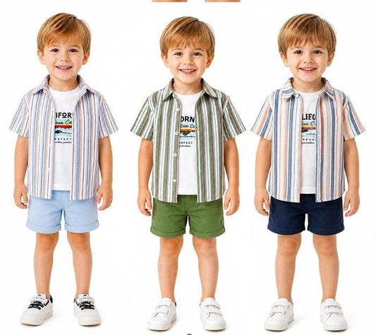Toddler Boy Summer Outfit Set