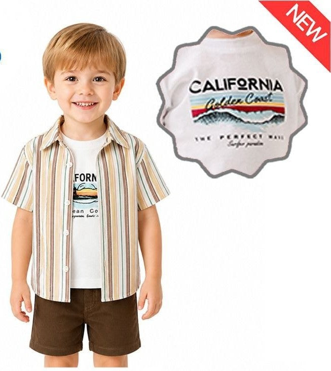 Toddler Boy Summer Outfit Set