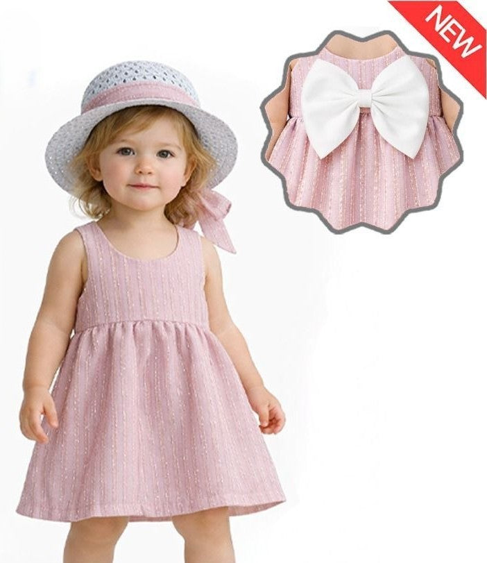 Toddler Girl Dress And Sun Hat Set
