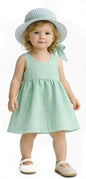 Toddler Girl Dress And Sun Hat Set