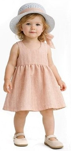 Toddler Girl Dress And Sun Hat Set