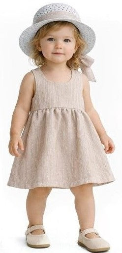 Toddler Girl Dress And Sun Hat Set