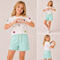 Girls Casual Two Piece Short Set