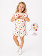 Girls' Ruffled Sleeve Top and Shorts Set
