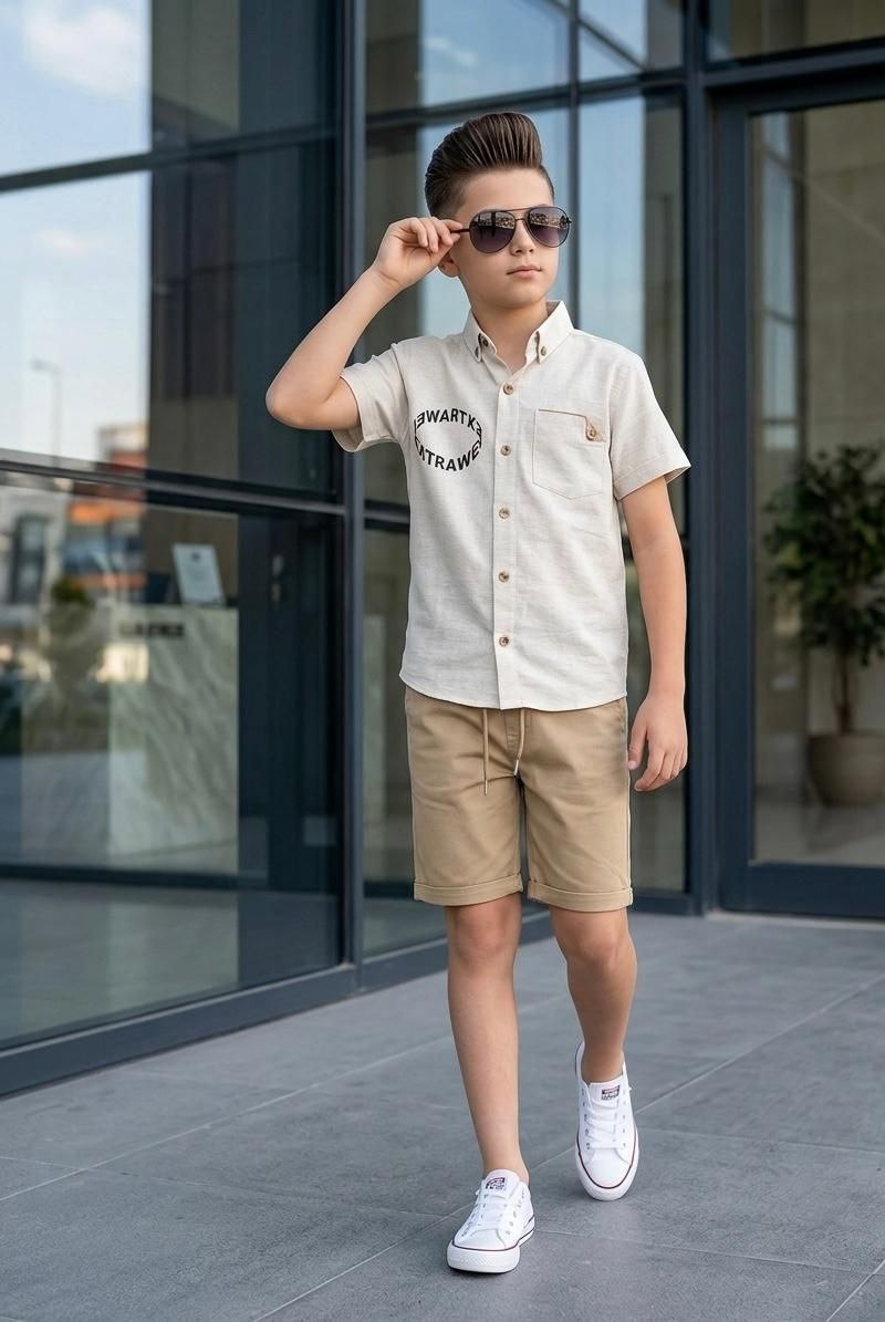 Boys Two Piece Summer Outfit Set