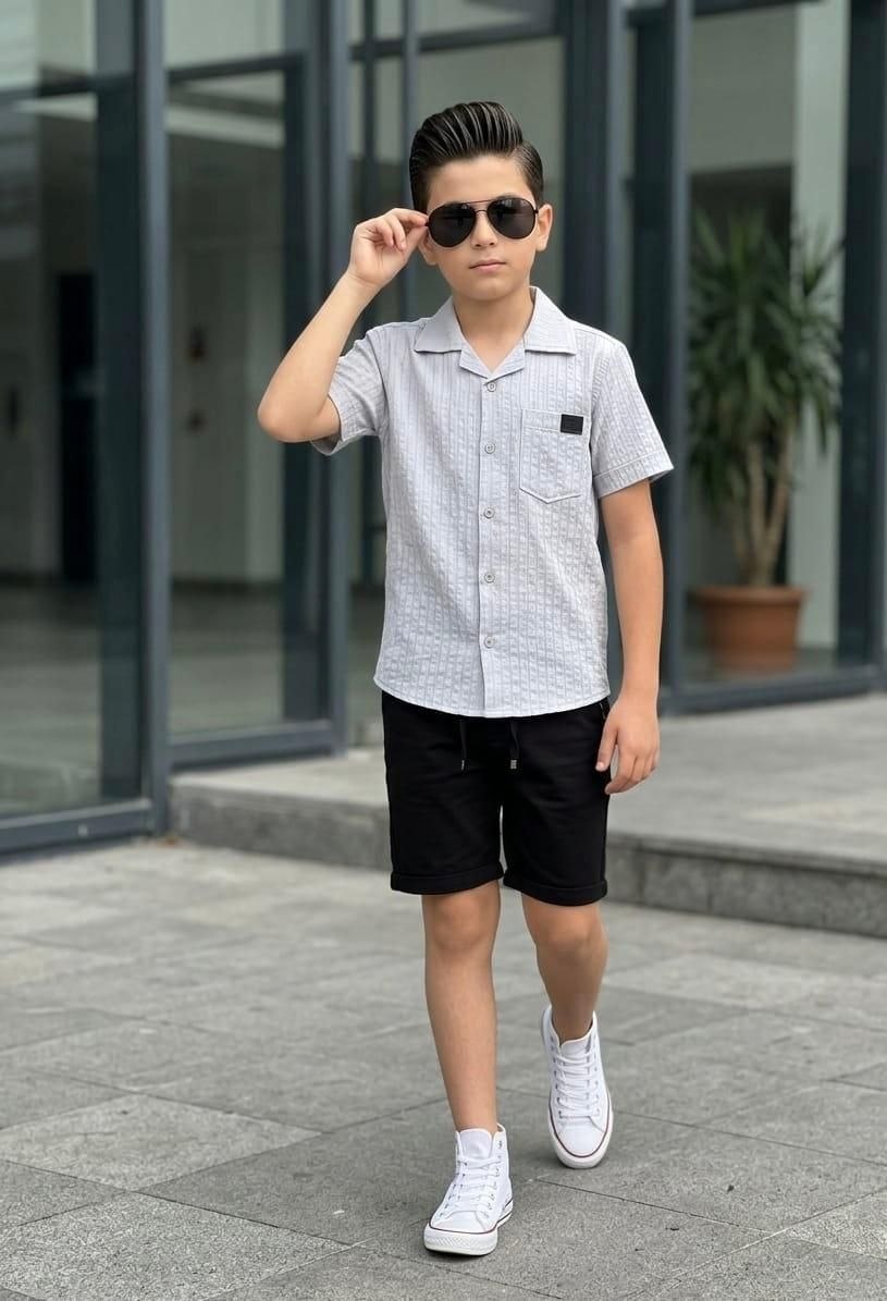 Boys Two Piece Summer Outfit Set