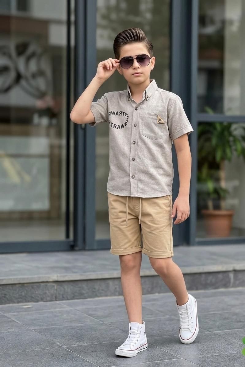 Boys Two Piece Summer Outfit Set