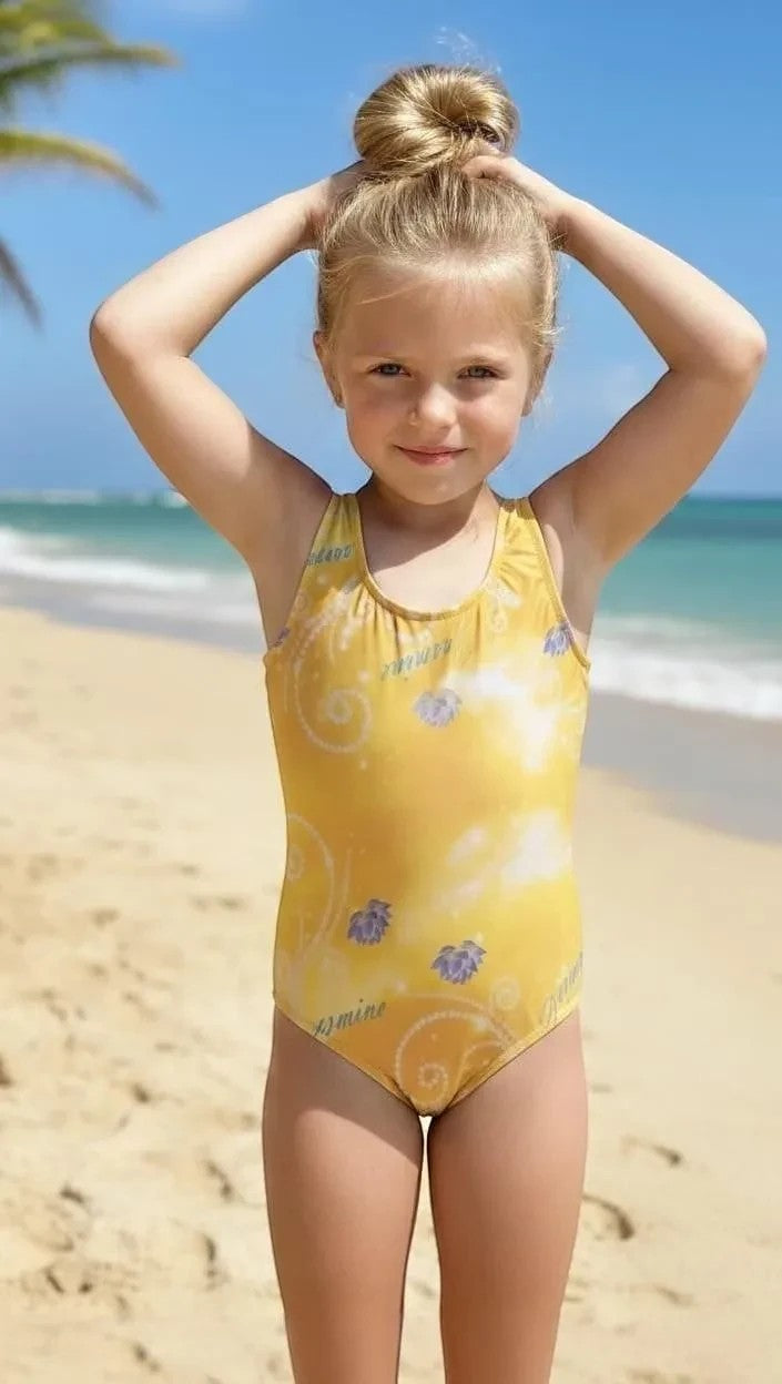 Girls One Piece Swimsuit
