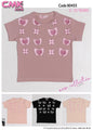 The Nile Luxuries dusty rose cotton t-shirt with all-over pink butterfly and flower print for kids.