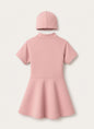 Girls Short Sleeve Zipper Skirted Swimsuit ~ 5 units