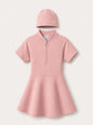 Girls Short Sleeve Zipper Skirted Swimsuit ~ 5 units